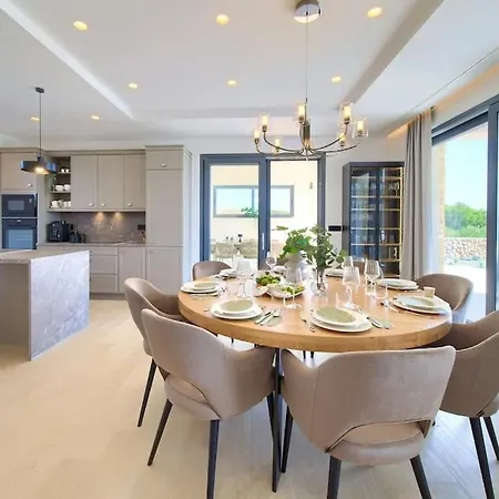 Luxury Harmony With Heated Pool And Seaview Vrh (Krk)