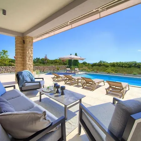Luxury Harmony With Heated Pool And Seaview * Vrh (Krk)