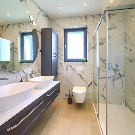 Villa Luxury Harmony With Heated Pool And Seaview Vrh (Krk)