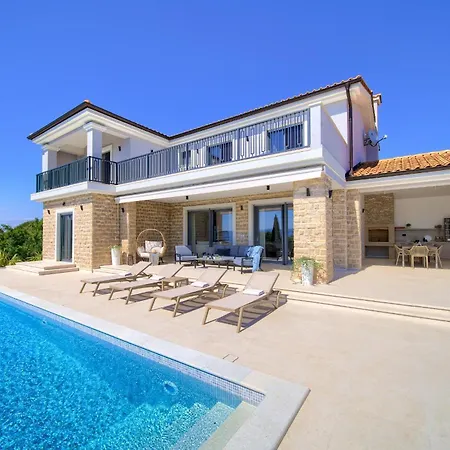 Luxury Harmony With Heated Pool And Seaview 빌라 *